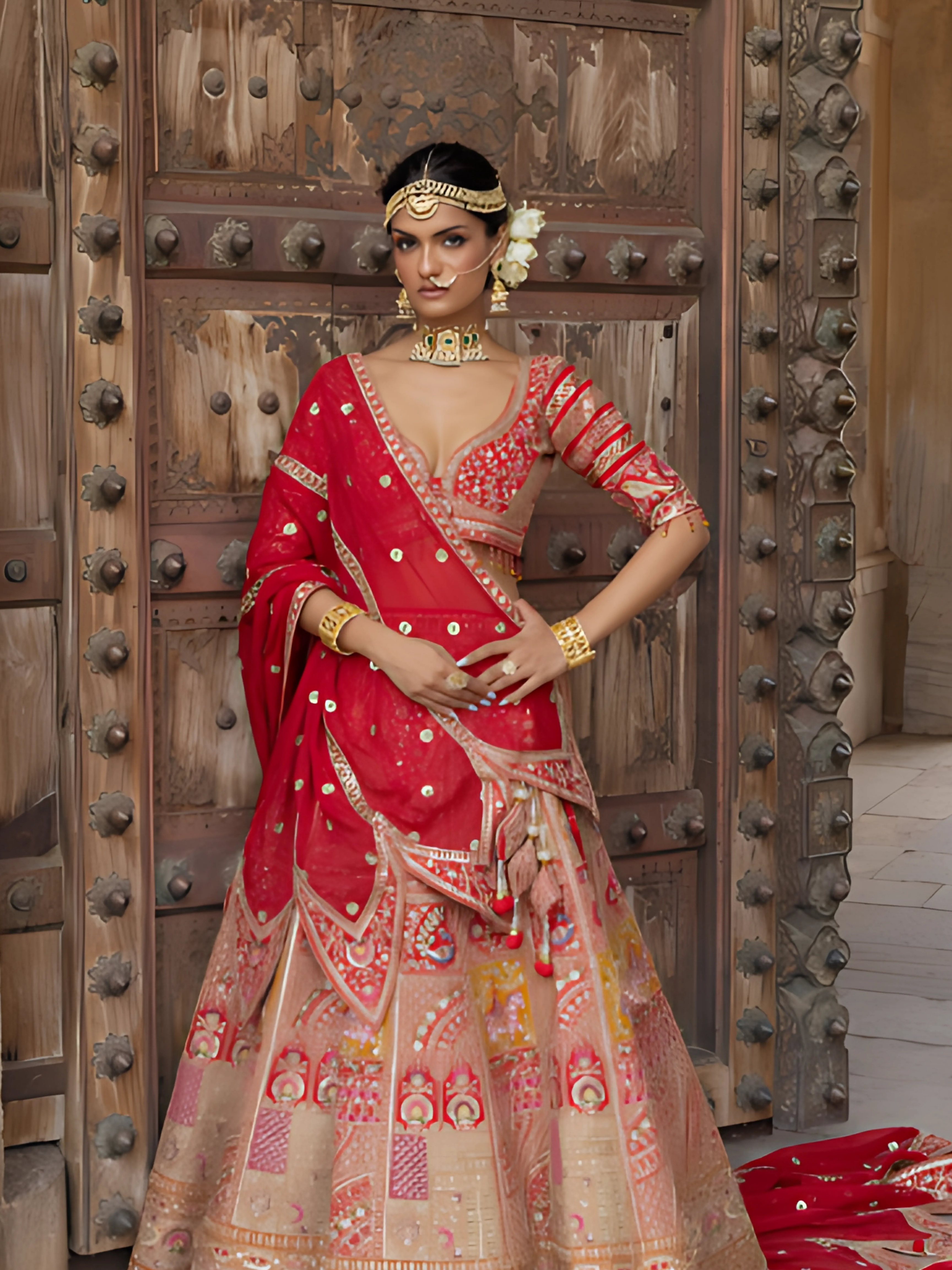 Royal Red Lehenga